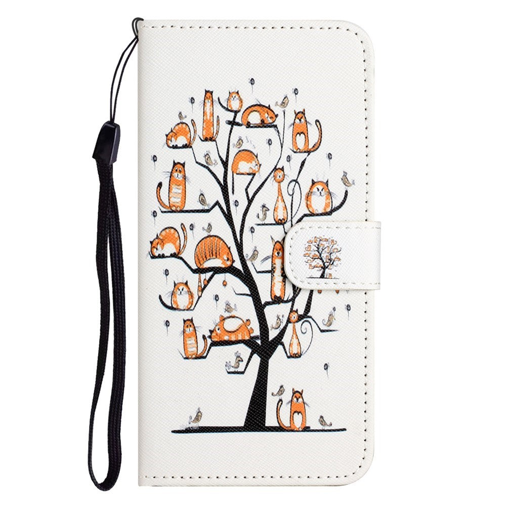 Samsung Galaxy S26 FE EIDERWOOD Flip Case with Wallet and Strap - Cats and Tree