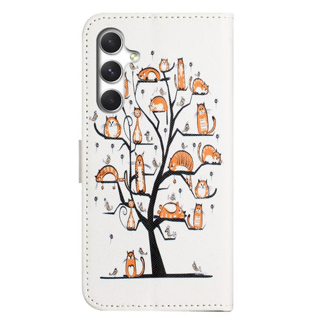 Samsung Galaxy S26 FE EIDERWOOD Flip Case with Wallet and Strap - Cats and Tree