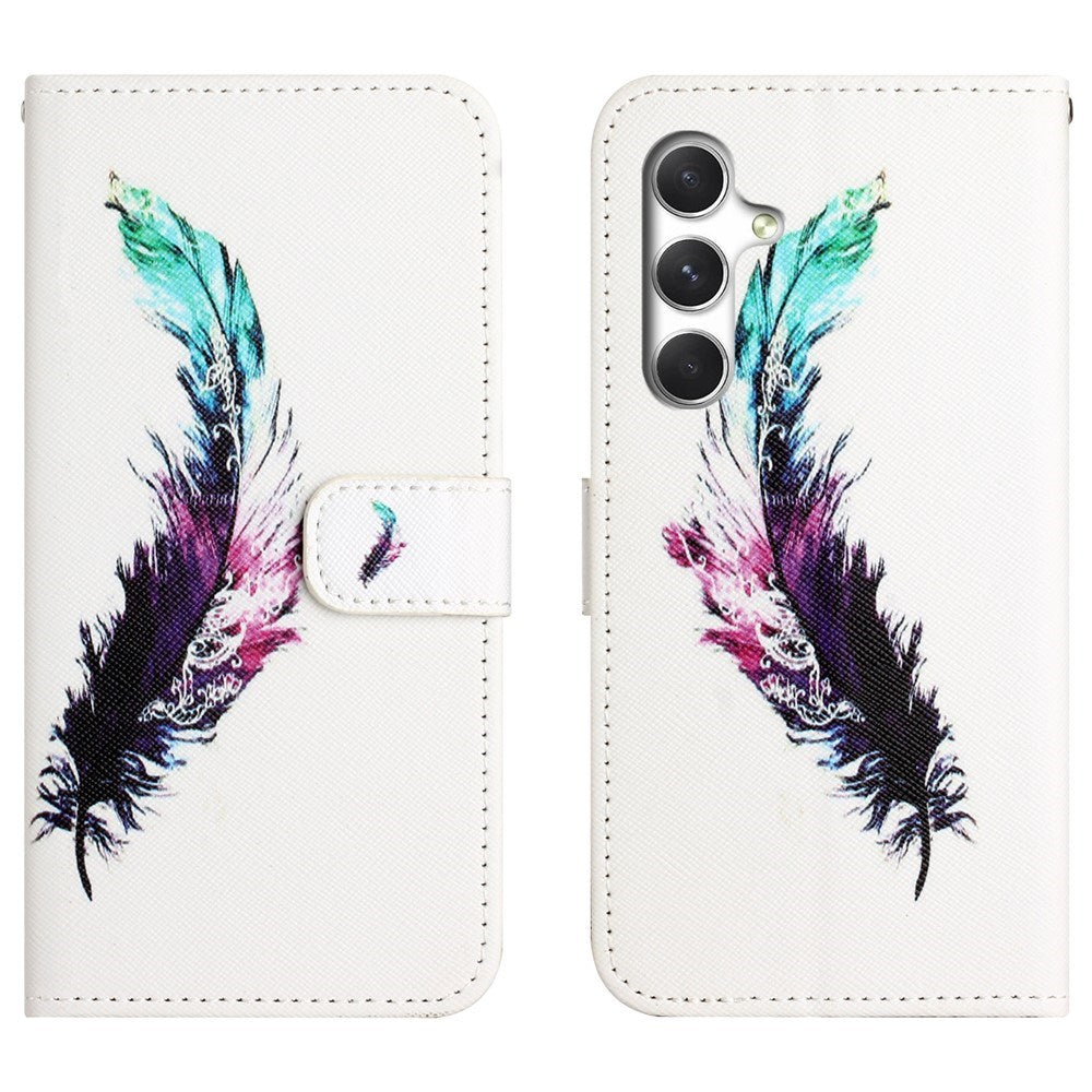 Samsung Galaxy S26 FE EIDERWOOD Flip Case with Wallet and Strap - Feather