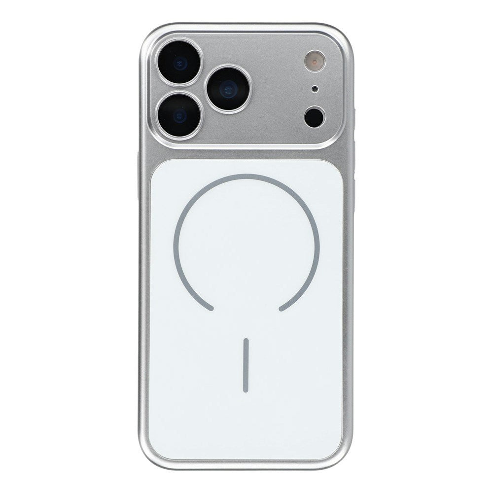 iPhone 18 Pro / 17 Pro EIDERWOOD Hard Plastic Case w. Camera Protector - MagSafe Compatible - Silver