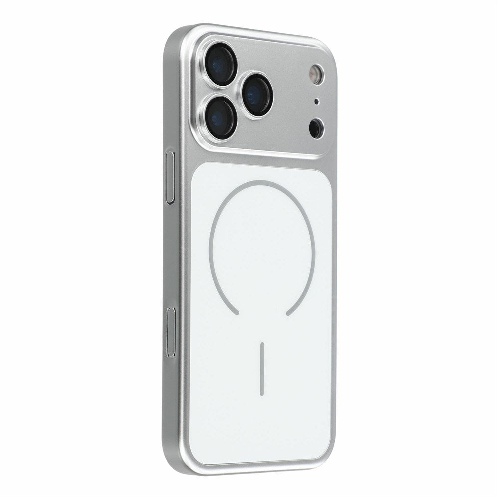 iPhone 18 Pro / 17 Pro EIDERWOOD Hard Plastic Case w. Camera Protector - MagSafe Compatible - Silver