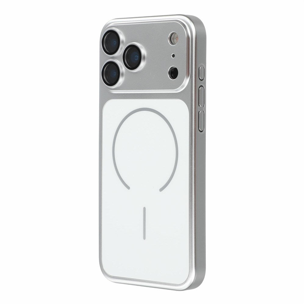 iPhone 18 Pro / 17 Pro EIDERWOOD Hard Plastic Case w. Camera Protector - MagSafe Compatible - Silver