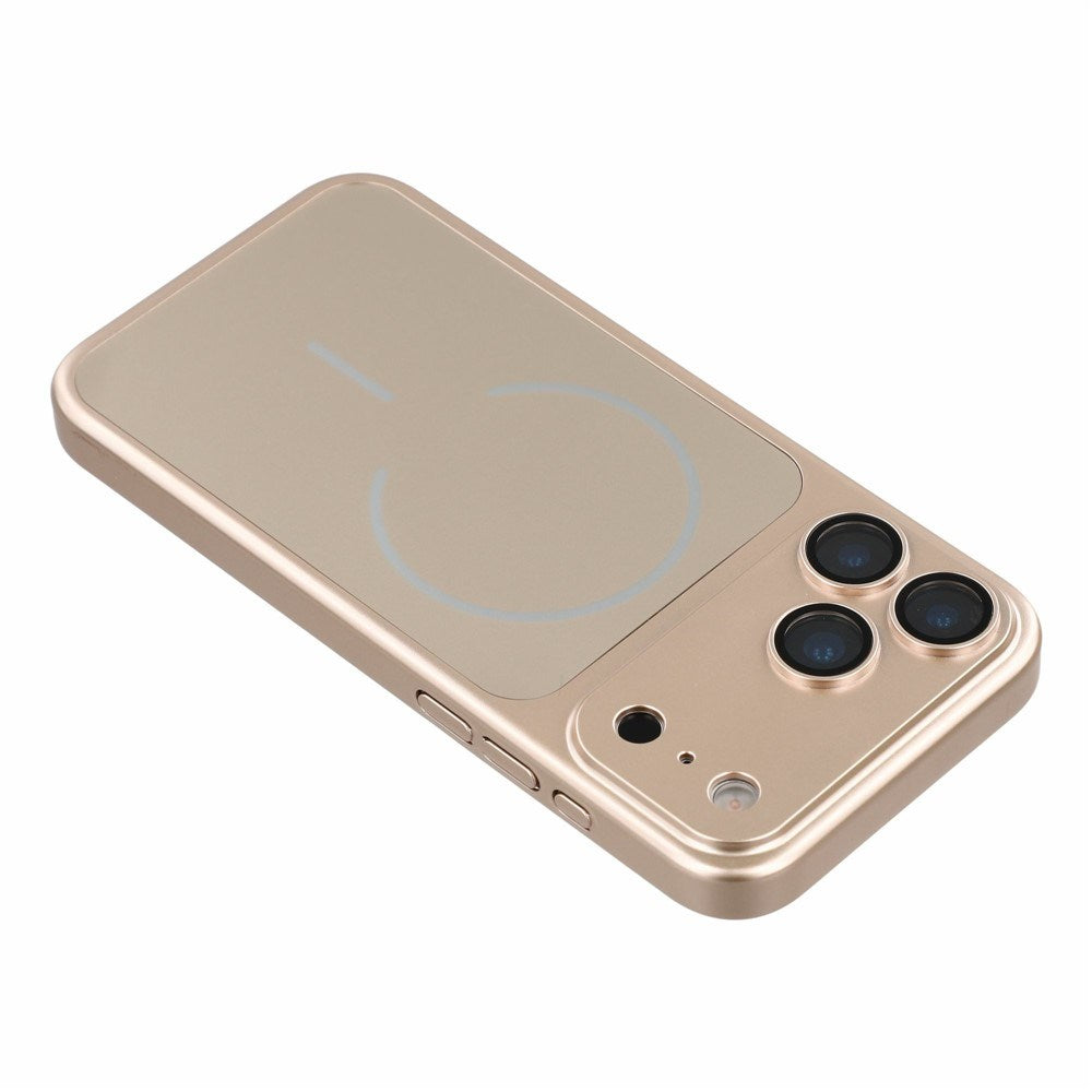 iPhone 18 Pro / 17 Pro EIDERWOOD Hard Plastic Case w. Camera Protector - MagSafe Compatible - Gold