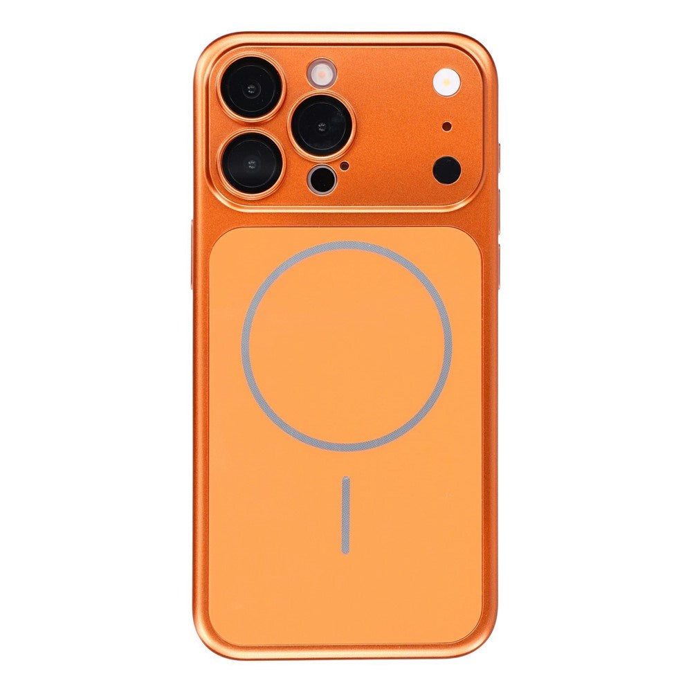 iPhone 15 Pro EIDERWOOD Hard Plastic Case w. Camera Protector - MagSafe Compatible - Orange