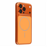 iPhone 15 Pro EIDERWOOD Hard Plastic Case w. Camera Protector - MagSafe Compatible - Orange