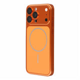 iPhone 15 Pro EIDERWOOD Hard Plastic Case w. Camera Protector - MagSafe Compatible - Orange