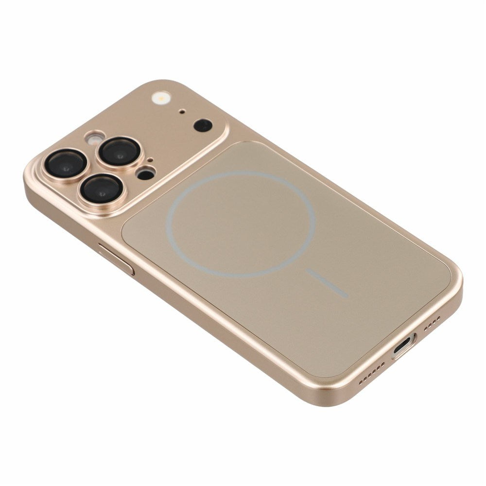 iPhone 15 Pro EIDERWOOD Hard Plastic Case w. Camera Protector - MagSafe Compatible - Gold
