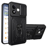 Xiaomi Redmi Note 17 Pro (5G) EIDERWOOD Hybrid Rugged Case with Card Holder & Camera Slider - Black