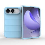 iPhone Fold EIDERWOOD Rugged Plastic Case - Light Blue