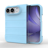 iPhone Fold EIDERWOOD Rugged Plastic Case - Light Blue