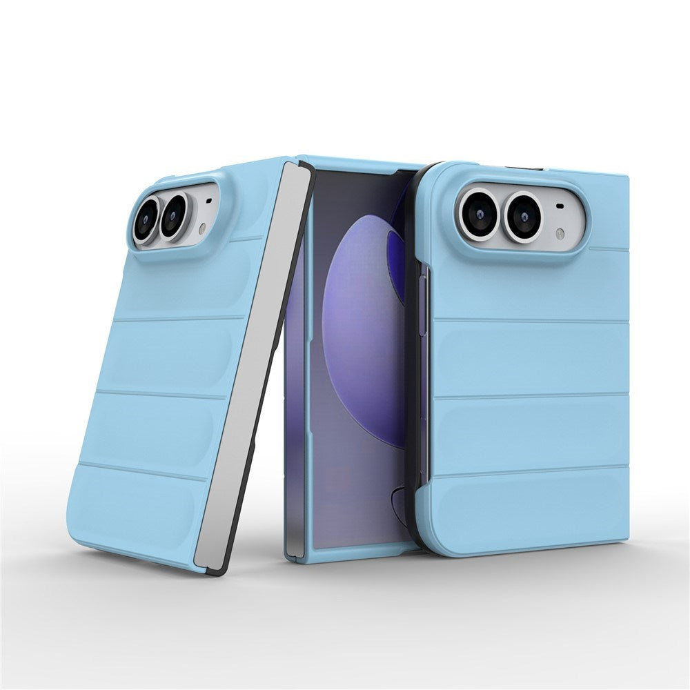 iPhone Fold EIDERWOOD Rugged Plastic Case - Light Blue