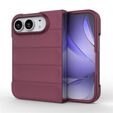 iPhone Fold EIDERWOOD Rugged Plastic Case - Dark Red