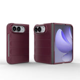 iPhone Fold EIDERWOOD Rugged Plastic Case - Dark Red
