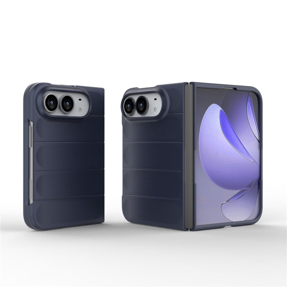 iPhone Fold EIDERWOOD Rugged Plastic Case - Dark Blue