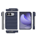 iPhone Fold EIDERWOOD Rugged Plastic Case - Dark Blue