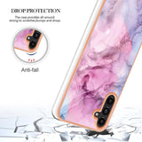 Samsung Galaxy A34 (5G) Plastic Case - Pink Marble