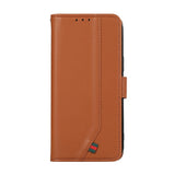 Google Pixel 11a EIDERWOOD Faux Leather Flip Case with RFID Blocking - Brown