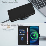 Xiaomi Redmi Note 17 Pro (5G) EIDERWOOD Faux Leather Flip Case with Strap - Black