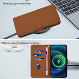 Xiaomi Redmi Note 17 Pro (5G) EIDERWOOD Faux Leather Flip Case with Strap - Brown
