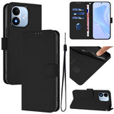 Xiaomi Redmi Note 17 (5G) EIDERWOOD Faux Leather Flip Case with Strap - Black