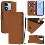 Xiaomi Redmi Note 17 (5G) EIDERWOOD Faux Leather Flip Case with Strap - Brown