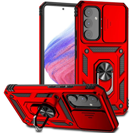 Samsung Galaxy A54 (5G) Tough Case w. Magnetic Kickstand & Cam Slider - Red