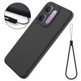 Xiaomi Redmi 17C (5G) EIDERWOOD Silicone Case w. Strap - Black