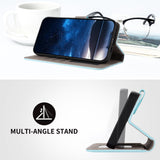 Xiaomi Redmi 17 (5G) / (4G) EIDERWOOD Artificial Leather Flip Case with Stand and Card Holder - Light Blue