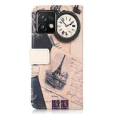 Motorola Edge 40 Pro Leather Case w. Wallet - The Eiffel Tower