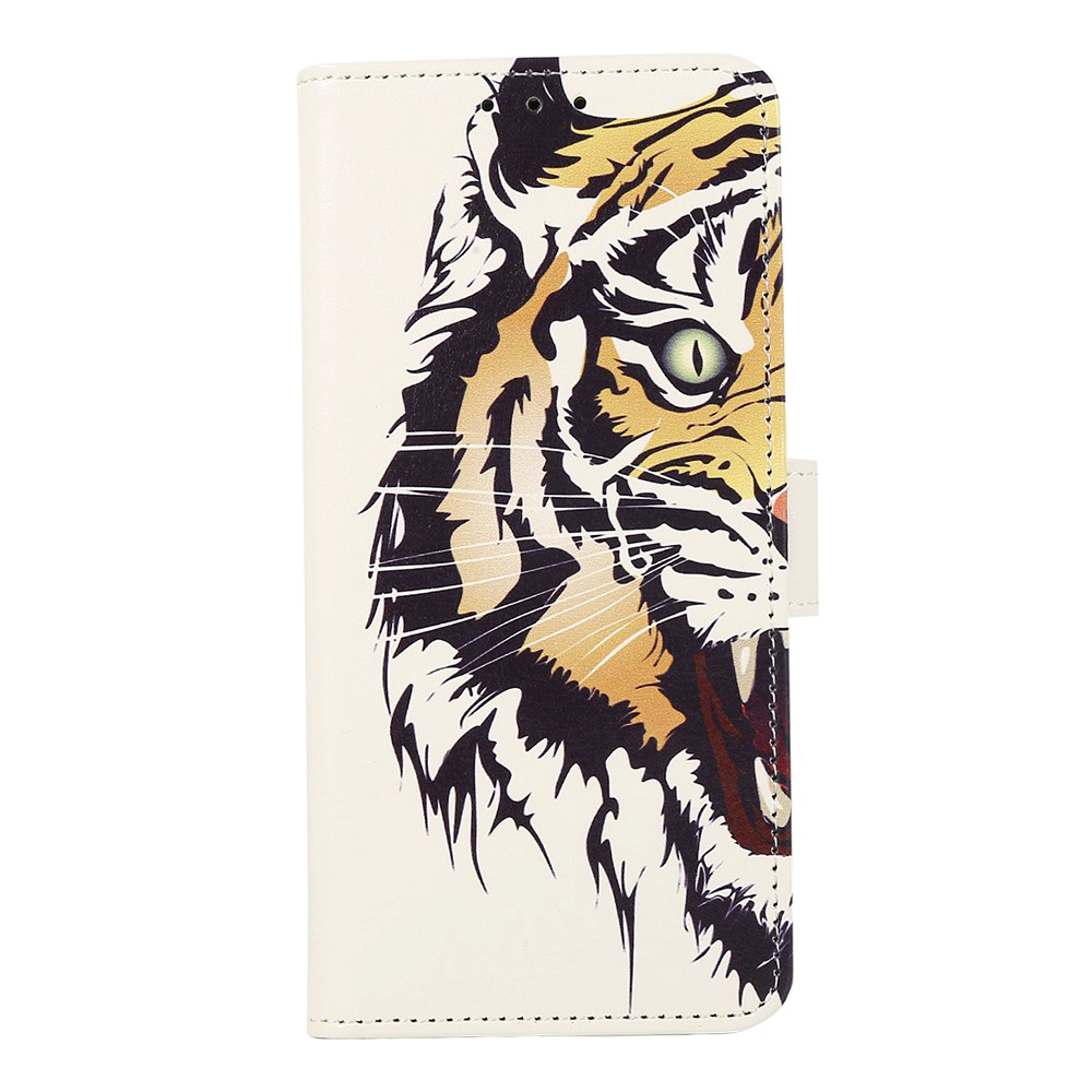 Motorola Edge 40 Pro Leather Case w. Wallet - Tiger