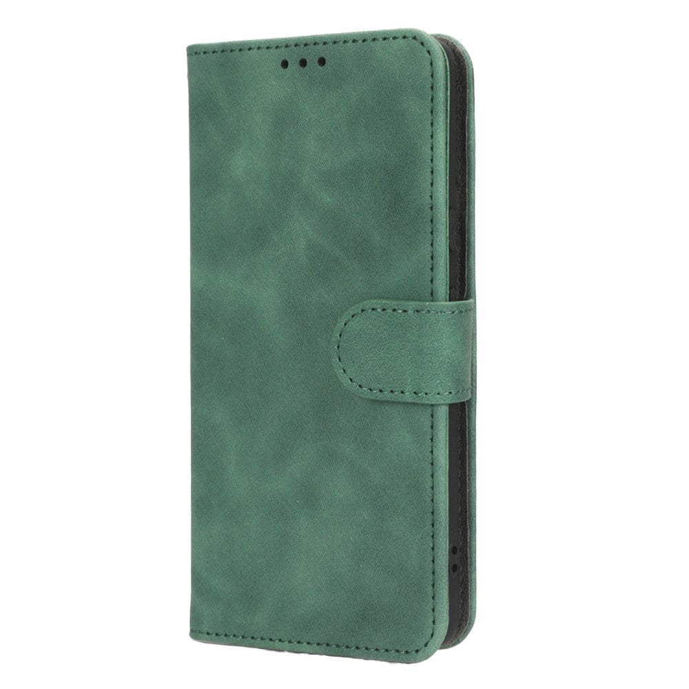 Google Pixel 7A Leather Flip Case with Card Holders - Green