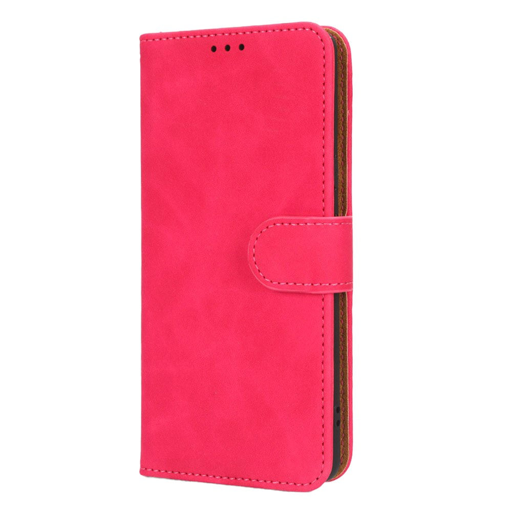 Google Pixel 7A Leather Flip Case with Card Holders - Pink