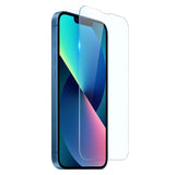 NORTHJO iPhone 13 2-in-1 Set Flexible Plastic Case with Tempered Glass Screen Protector - Transparent