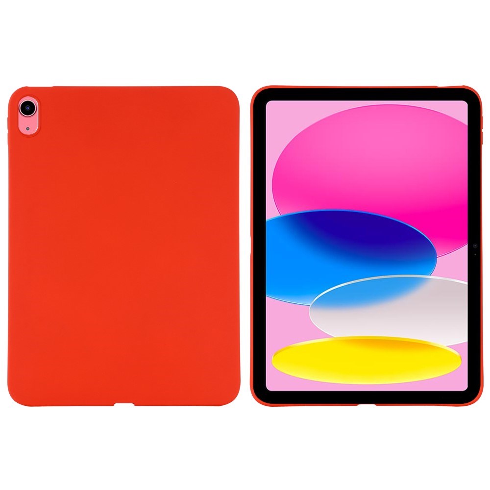 iPad 10.9" (2024/2022) Liquid Silicone Shockproof Case - Red