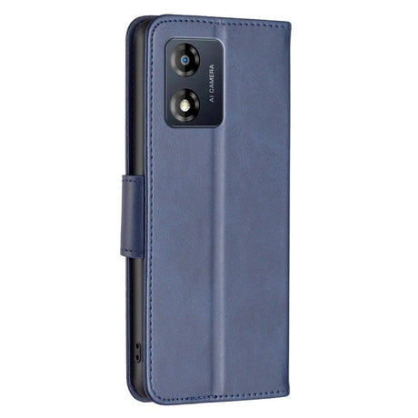 Motorola Moto E13 Flip Case Leather w. Wallet & Strap - Blue