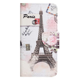 Samsung Galaxy A24 Leather Wallet Case & Print - Eiffeltower