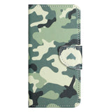 Samsung Galaxy A24 Leather Wallet Case & Print - Camouflage