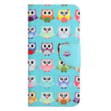 Samsung Galaxy A24 Leather Wallet Case & Print - Owls