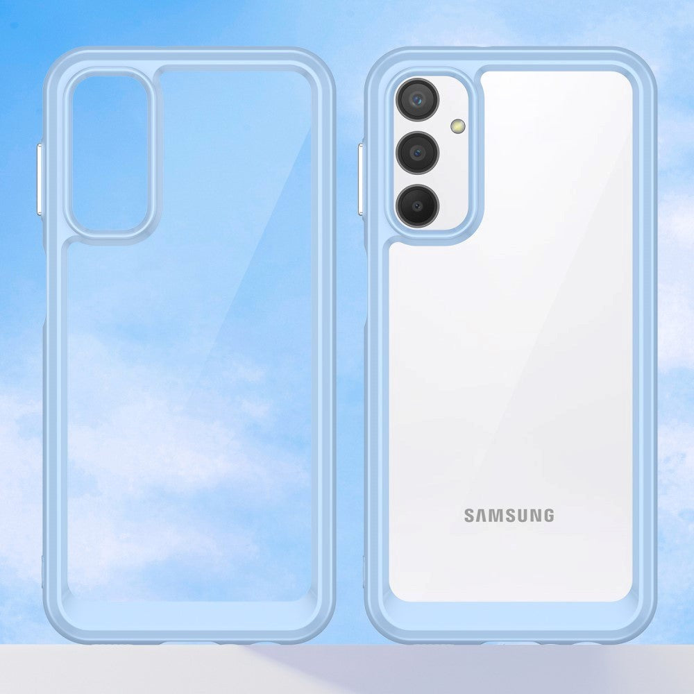 Samsung Galaxy A24 Acrylic Combo Case Transparent / Blue