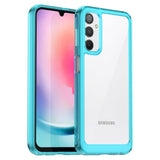 Samsung Galaxy A24 Acrylic Combo Case Transparent / Turquoise