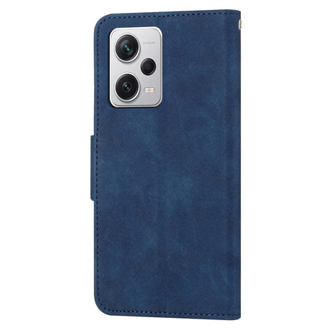 Xiaomi Redmi Note 12 Pro (5G) / Poco X5 Pro (5G) Leather Flip Case with Wallet and Strap - Blue