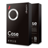 NORTHJO Samsung Galaxy S23 Ultra 2-in-1 Set Flexible Plastic Case with Tempered Glass Screen Protector - Transparent