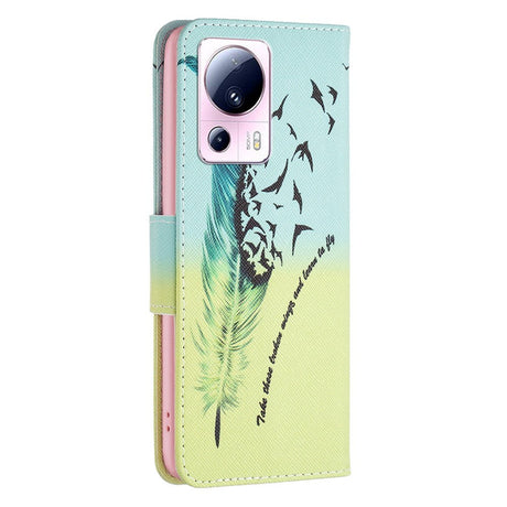 Xiaomi 13 Lite Flip Case w. Wallet - Feather