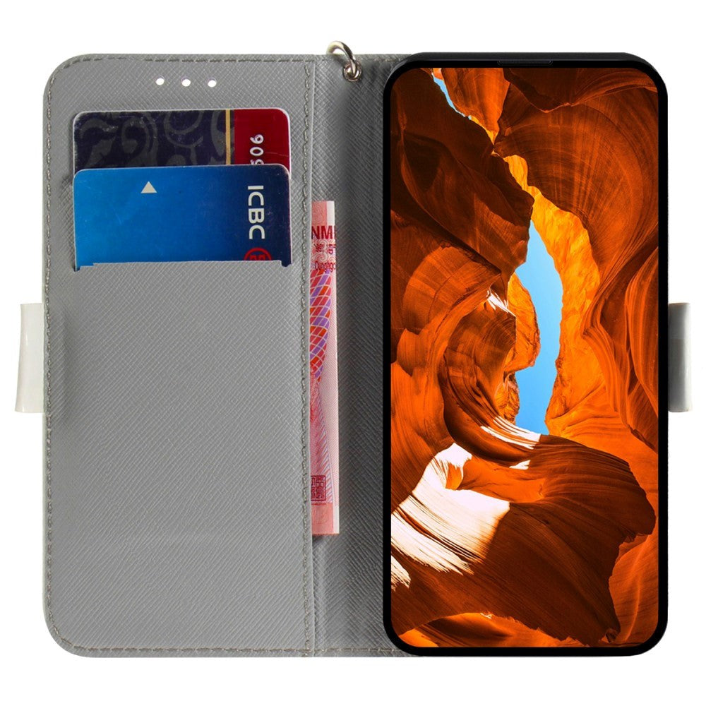 Sony Xperia 1 V Leather Case w. Print - Cute Dog