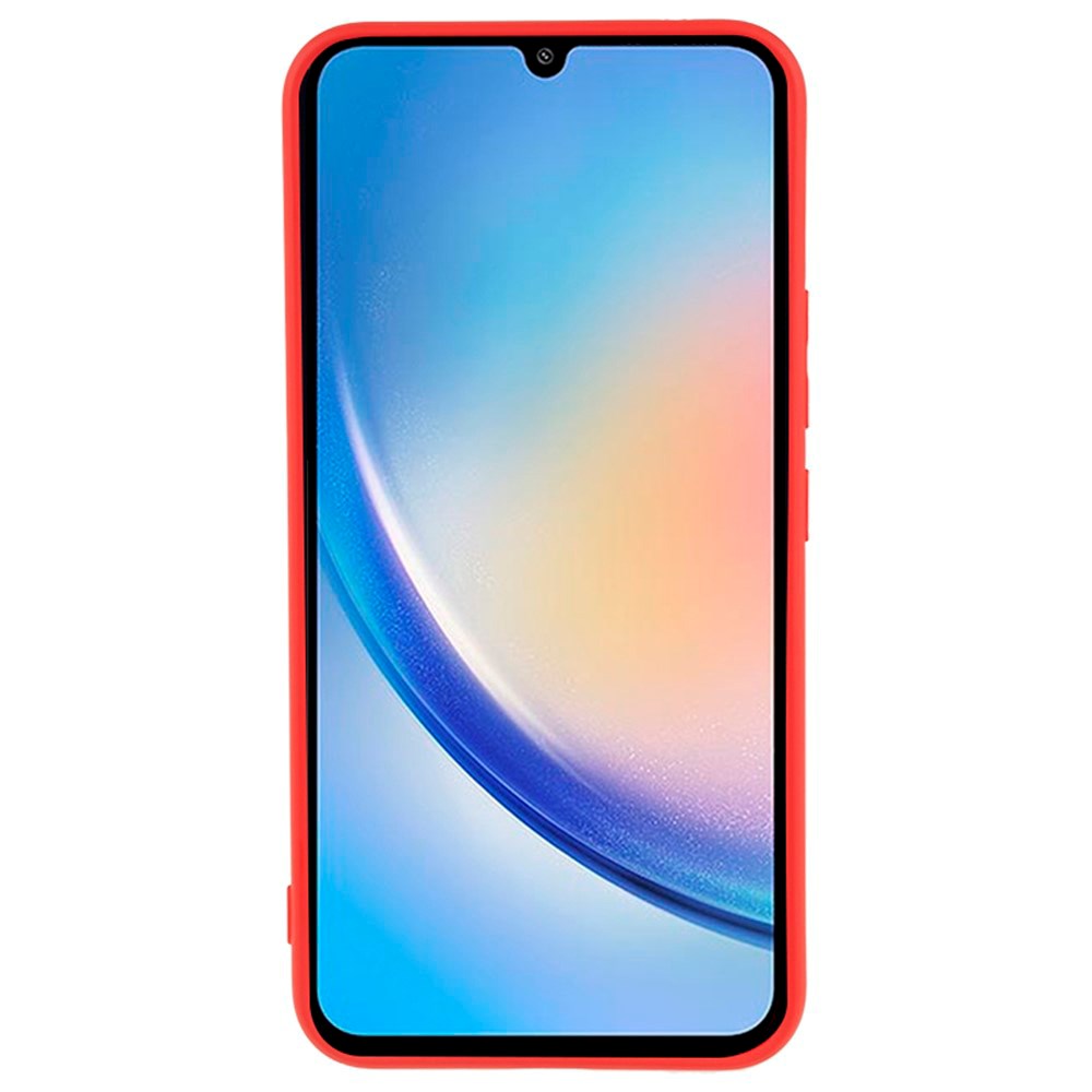 EIDERWOOD Samsung Galaxy A34 (5G) Lined Flexible Plastic Case - Red