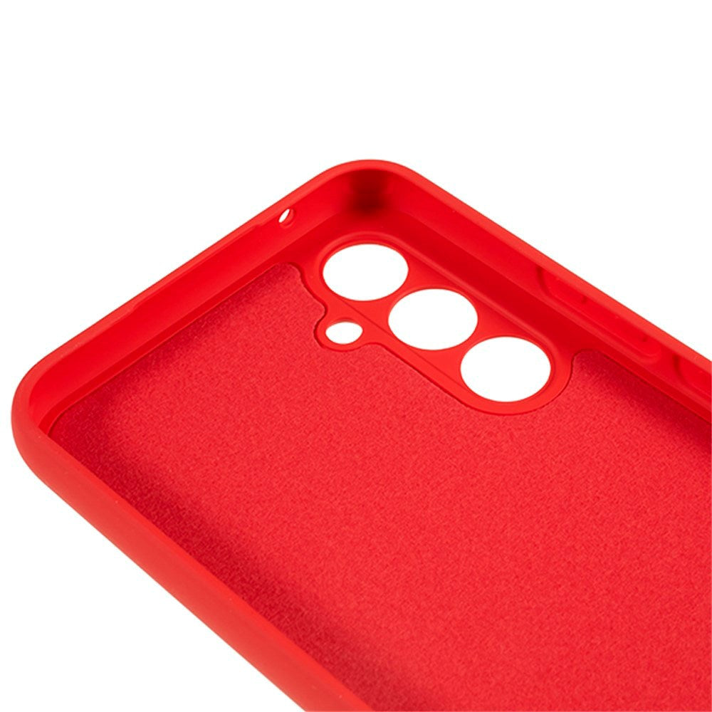 EIDERWOOD Samsung Galaxy A34 (5G) Lined Flexible Plastic Case - Red