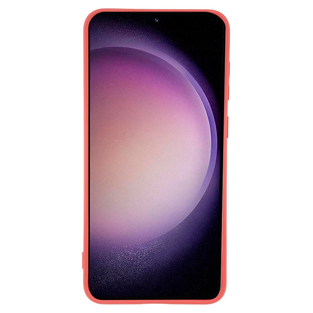 EIDERWOOD Samsung Galaxy S23 Lined Flexible Plastic Case - Dark Red