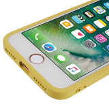 EIDERWOOD iPhone SE (2022 / 2020) / 8 / 7 Lined Flexible Plastic Case - Yellow