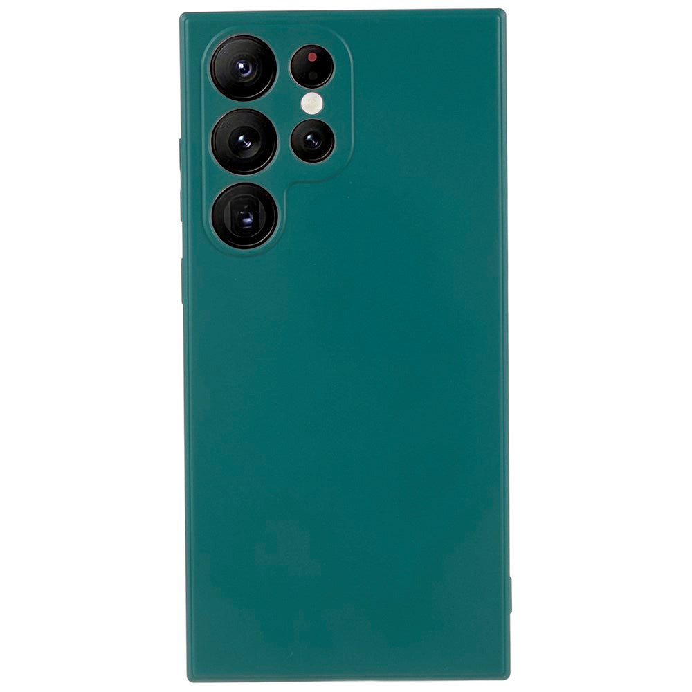 EIDERWOOD Samsung Galaxy S22 Ultra Lined Flexible Plastic Case - Green