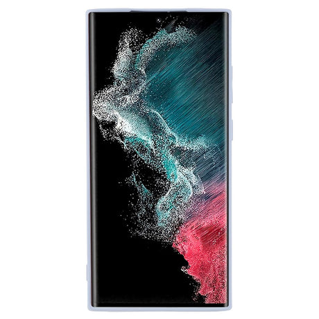 EIDERWOOD Samsung Galaxy S22 Ultra Lined Flexible Plastic Case - Purple